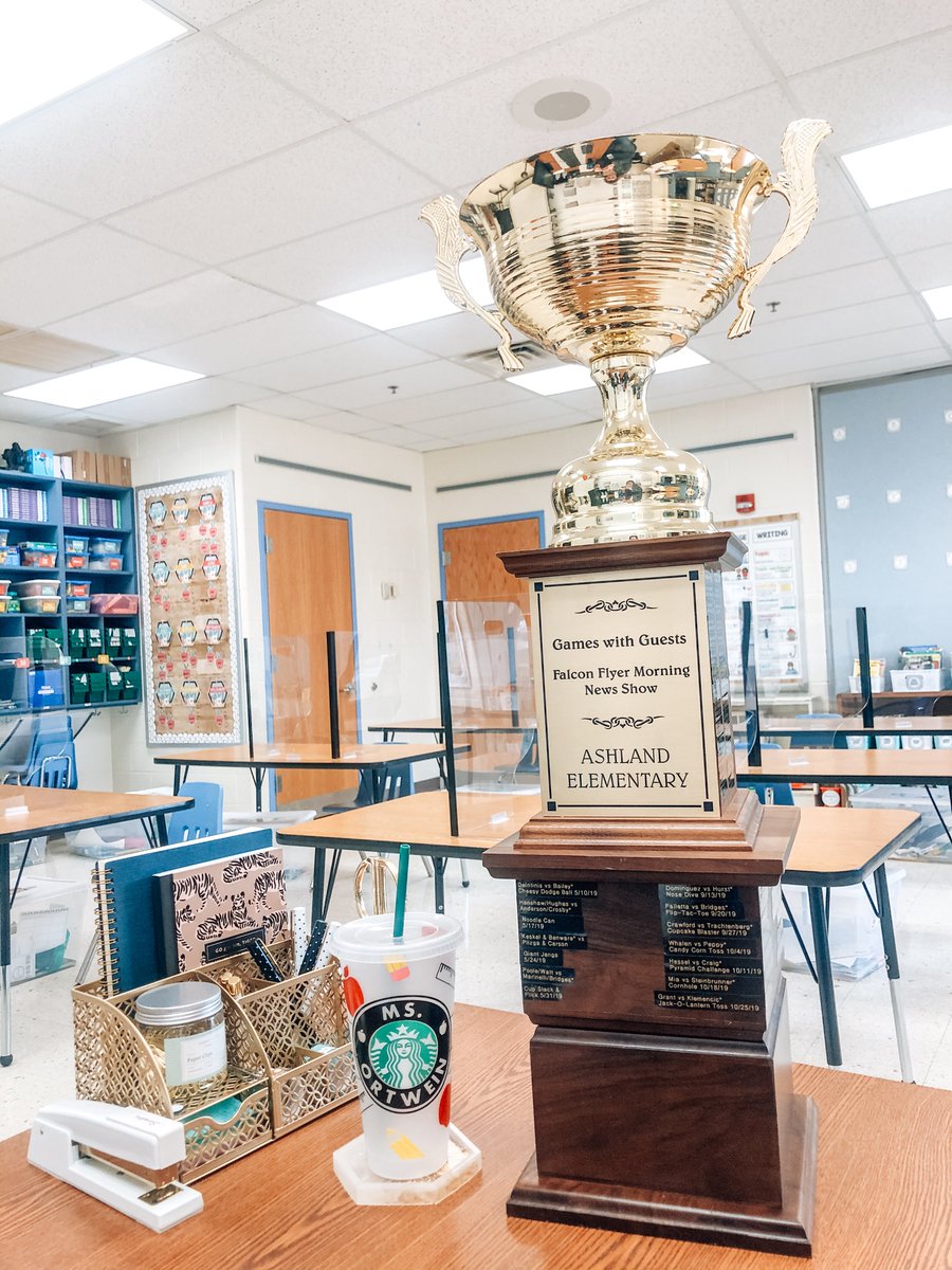 Shoutout to my supportive students! Thanks for cheering me on for my first Games with Guests🙌🏼 We are loving the temporary addition to our classroom🏆 #ashlandsoar