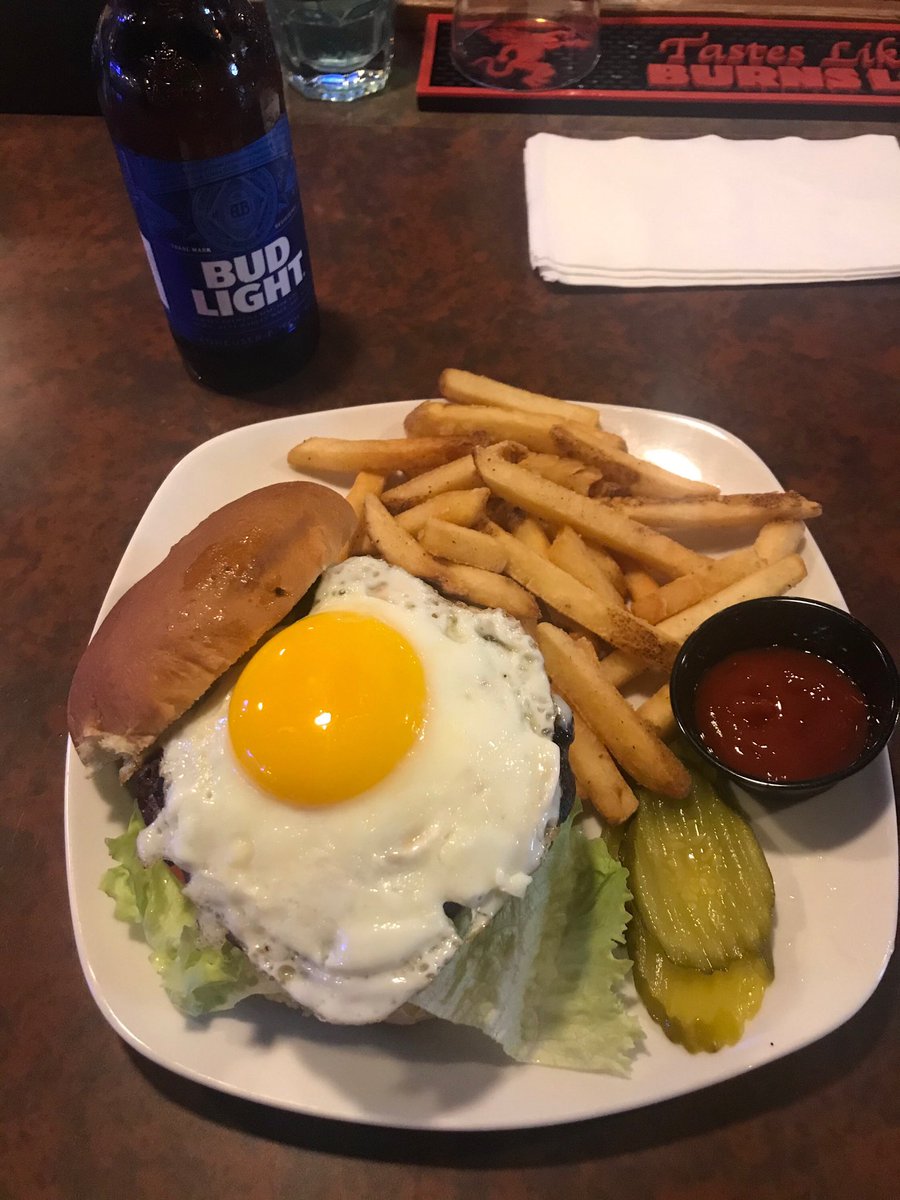A little sunny side up on your day! Rise and shine burger!