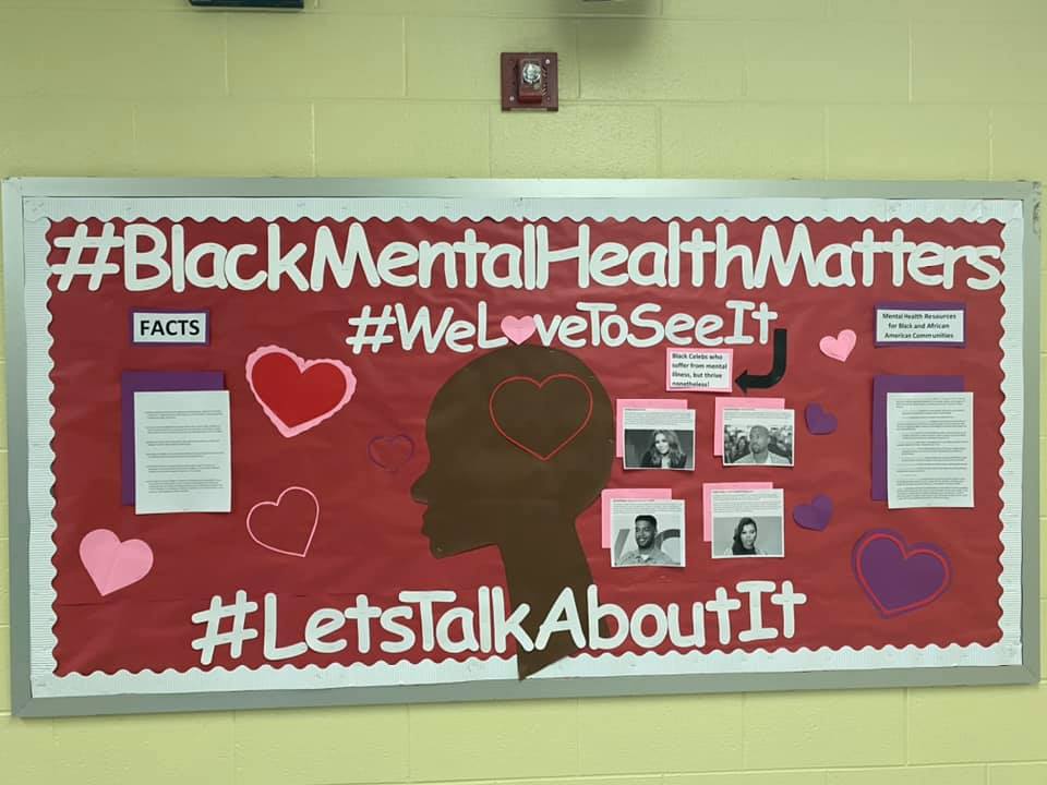 Celebrating Black History Month at HCHS! Check out some of our Amazing Bulletin Boards done by our Staff! #ALLIN