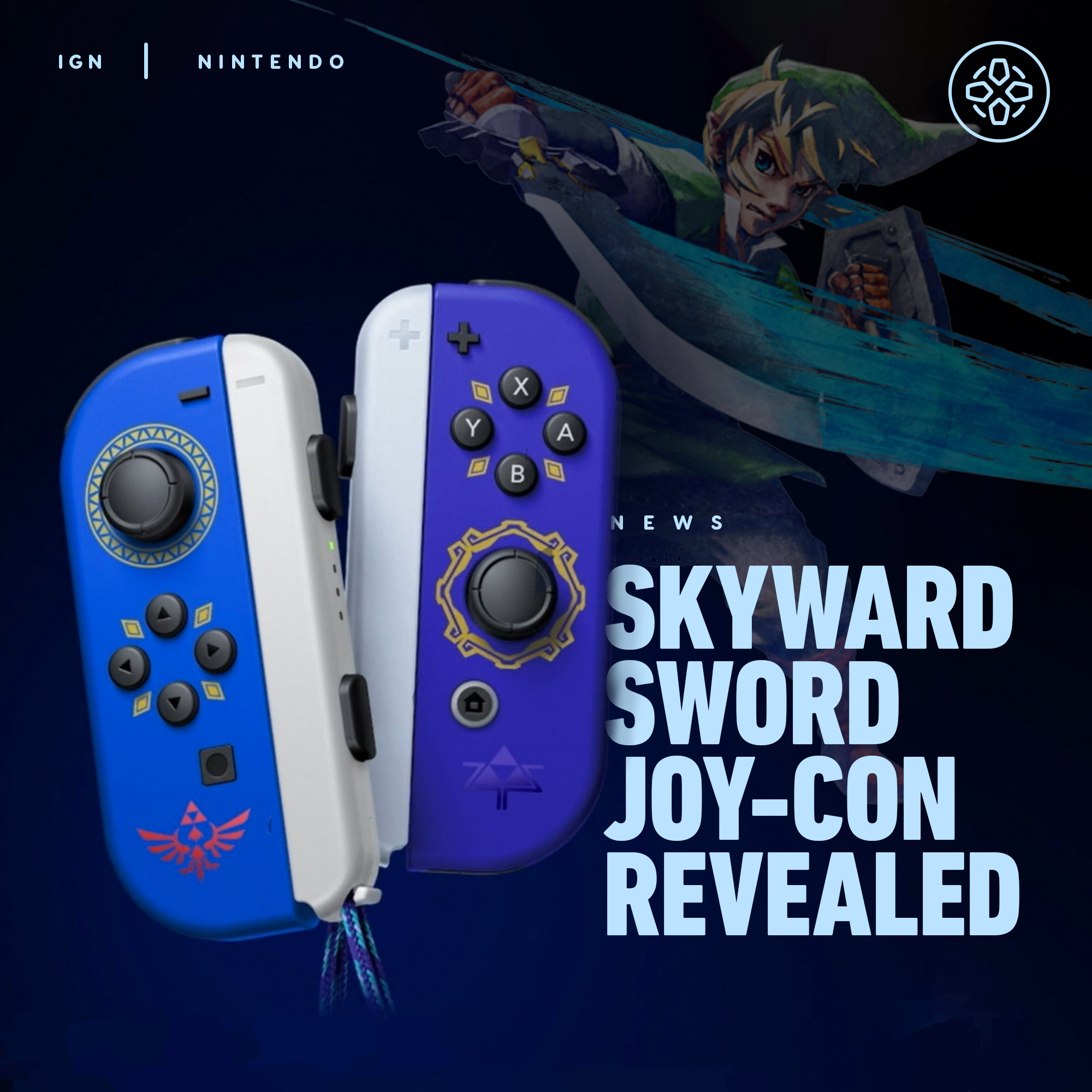 Nintendo Switch the Legend of Zelda Skyward Sword Themed 