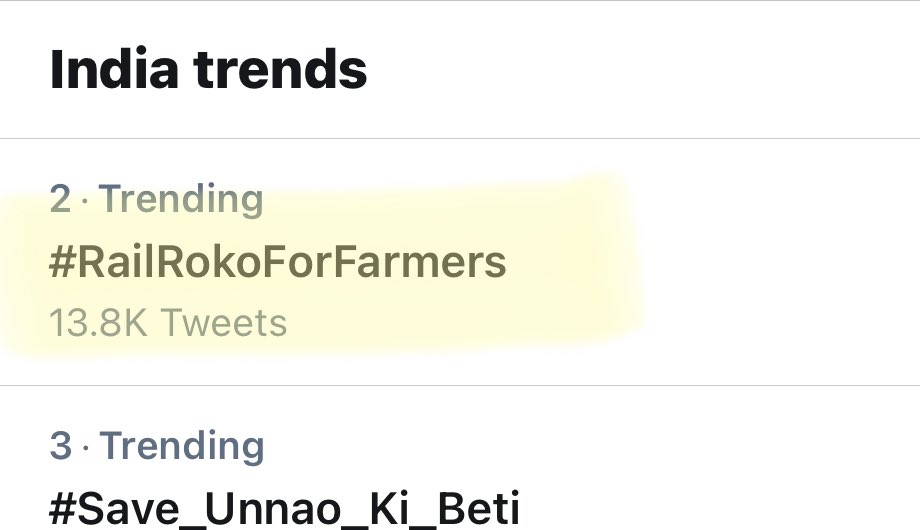 Tractor2twitr's tweet photo. We are trending at no. 2

Lets push it hard and make it no. 1 https://t.co/4tjQNprFNs