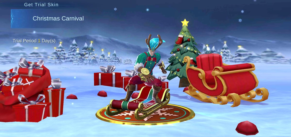TremmyBobby's tweet photo. I just obtained a new skin Christmas Carnival in Mobile Legends: Bang Bang! Let's face off against the world's best MOBA players together! 
https://t.co/WBmEeXreCX https://t.co/tENKlSLVRt