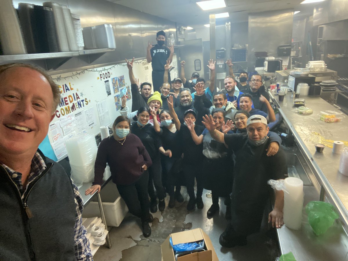 What a Team! Sales record crushed in 7 hours only doing togo. Wow! <a href="/lostios/">Los Tios Restaurant</a> #bigred