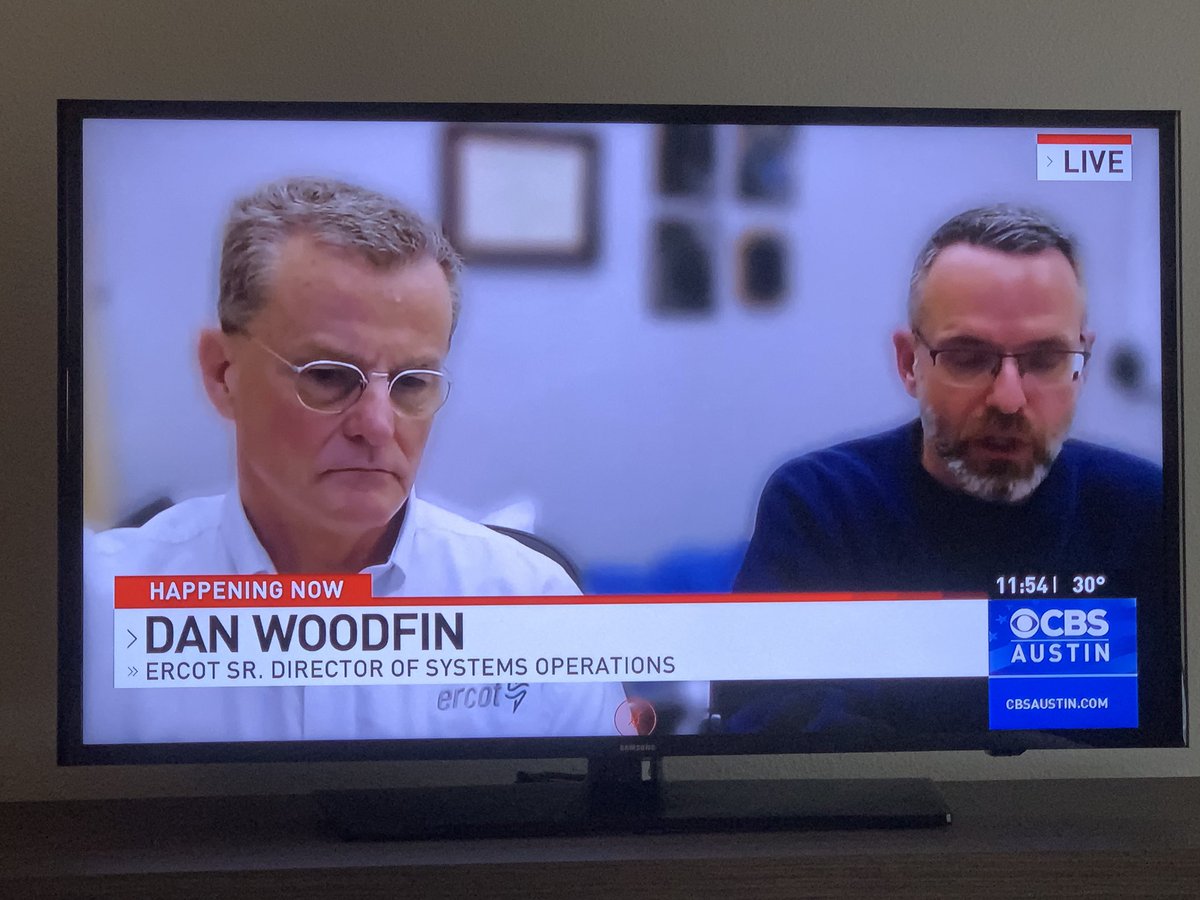BreachTv's tweet photo. Here’s the two jokers that lead the so called “reliability” council for Texas electricity. As we’re nearing day 4 without power and others have been out longer. Its time Texas stops trying to be some sort of pseudo independent entity because this is a monumental failure. https://t.co/fNcwGK6soY