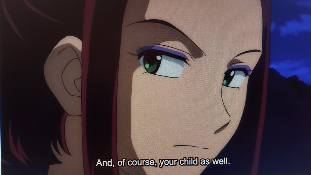 Here Riku tells Kagome the worst thing for a mother, that some1 want to kill her child (and husband).Just see the sheer terror in Kagome's eyes & how she protectively puts her hand on her belly. +