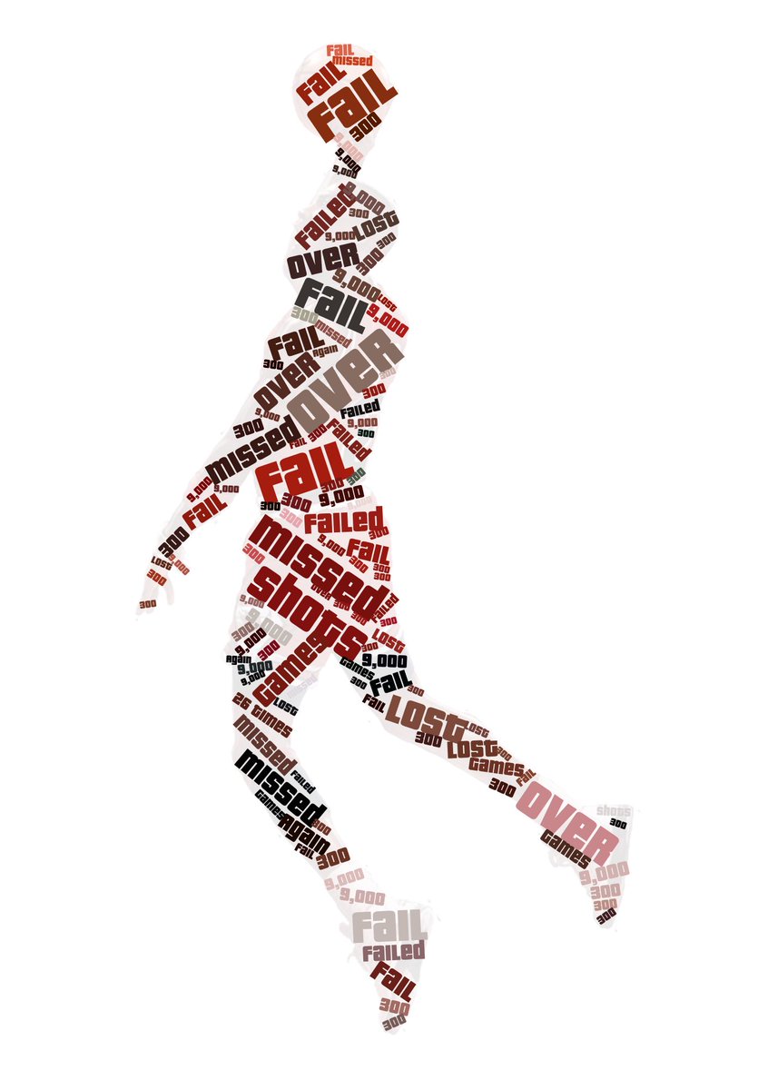 “I’ve failed over and over and over again in my life... and that is why I succeed.” -MJ 

Happy Birthday to the guy who taught us that failure breeds success. 

Link in bio for a print.