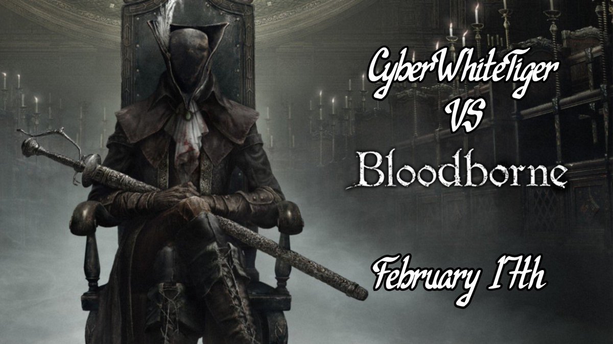 CyberWhiteTiger's tweet photo. Borne To Wild w/FanboyBryan in BloodBorne! Come in Hangout, and Have fun with Me and My Amazing Community!

#smallstreamer #colabstream
#Bloodborne 

https://t.co/qUlZLtQU19 https://t.co/mnxUYbglF1