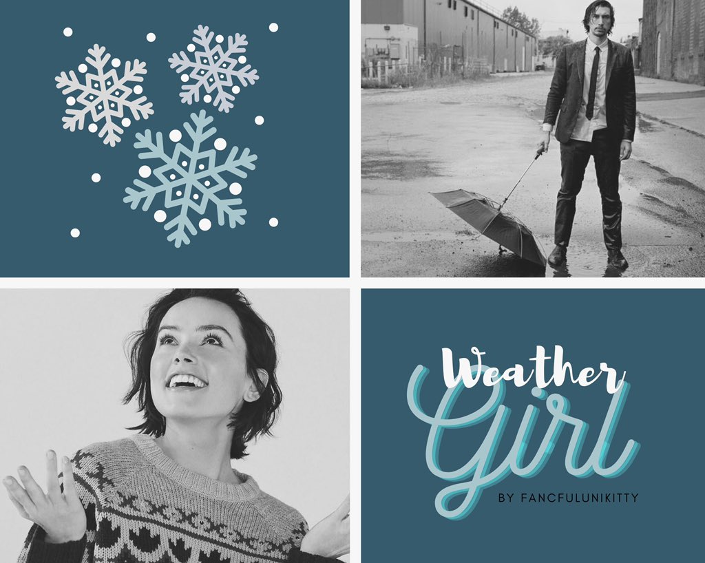 fanciful_reylo's tweet photo. ☀️⛅️WEATHER GIRL⛈🌨

a social media AU

🔞 Rated E 🔞

Ben and Rey are CDRLA Network’s fan favorites. After months of sexual tension, they hook up at the network holiday party. Rey ghosts him. Ben? He’s not dissuaded so easily. 

moodboard credits in next tweet!! https://t.co/1FHaHCoH0m
