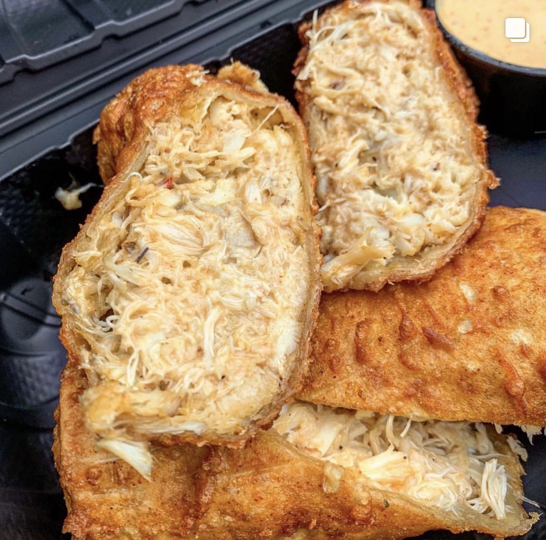 And of course the crab cake egg rolls from Papi Cuisine!1928 Fleet St, Baltimore, MD 21231
