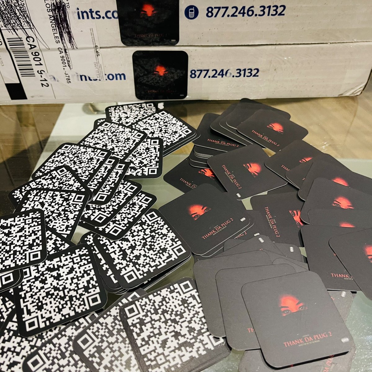 LSTREETZ's tweet photo. S/o to @LiveMixtapes for the #TDP2 #ThankDaPlug2 hosted by @DJScream QR Cards this is dope....Thank You 
💪🏽💪🏽💪🏽💪🏽 https://t.co/2FSZ9FAJNw