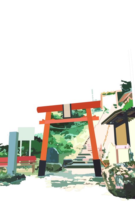 「shrine」 illustration images(Popular｜RT&Fav:50)