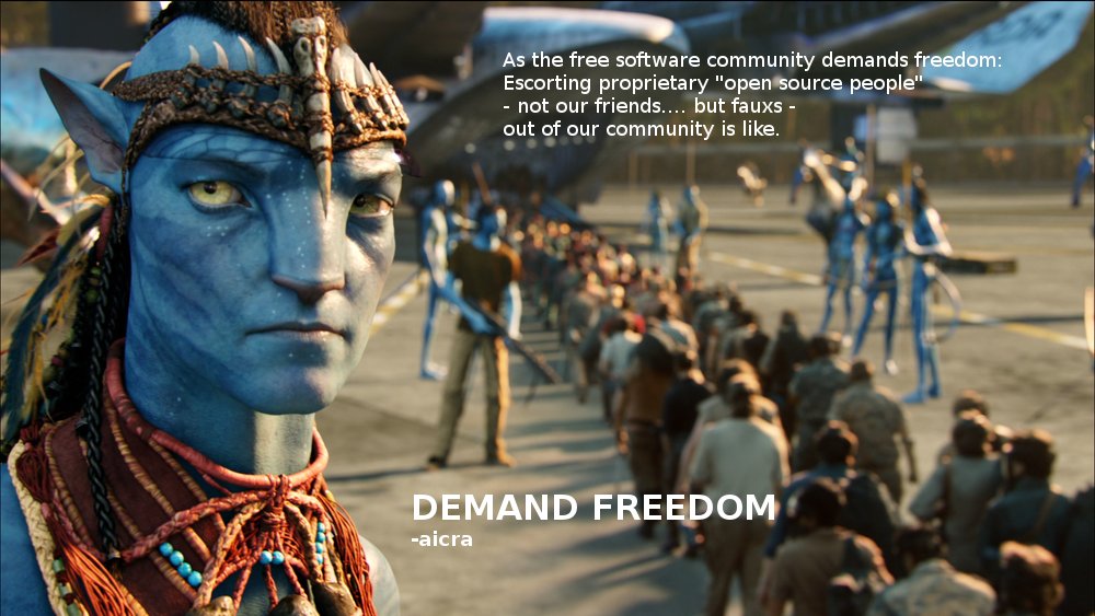 faqlinux's tweet image. Demand Freedom! #gnu #linux #freesoftware #OpenSource