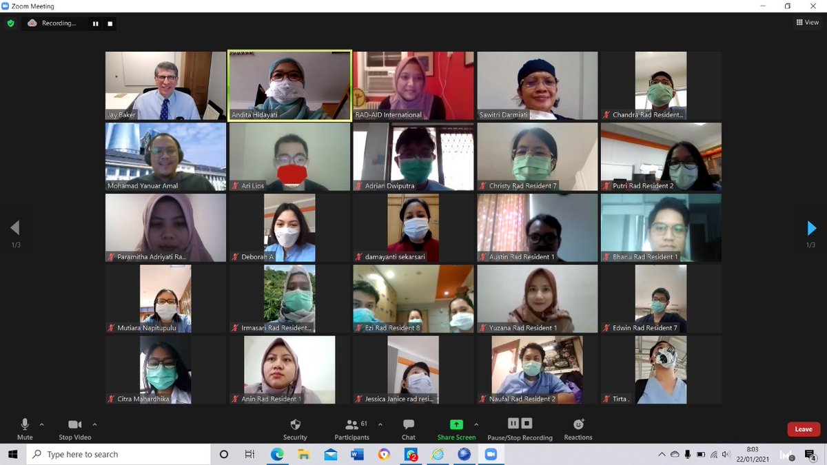 We launched our #WebinarWednesday with an excellent presentation on <a href="/RADAIDIntl/">RAD-AID</a> Indonesia by <a href="/ufara_z/">Ufara Zuwasti Curran</a>. We would like to thank <a href="/ufara_z/">Ufara Zuwasti Curran</a>, @MTaylorChoMD, <a href="/DukeRadiology/">Duke Radiology</a>, Dr. Erica Pollack, and <a href="/KesselmanMd/">Andrew Kesselman MD RPVI</a> for sharing vital #radiology education with our colleagues <a href="/Medicine_UI/">FKUI</a>.