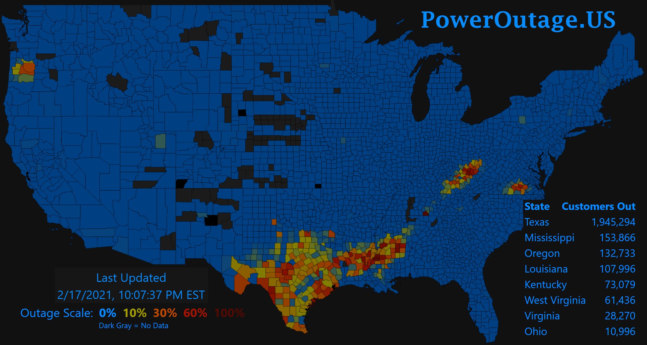 PowerOutage.us on X