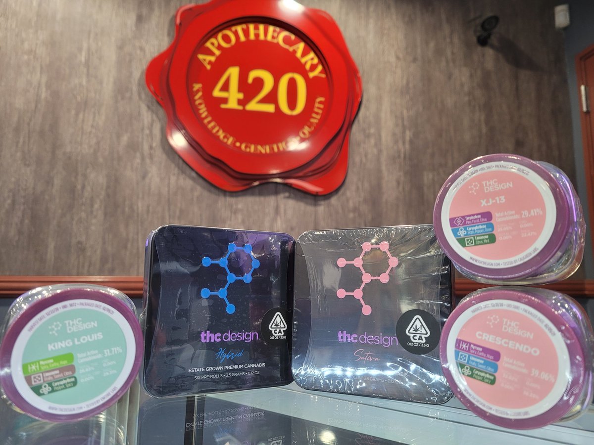 Apothecary_420's tweet image. New @_THCDesign products just landed 💨💨💨
•
#THCDesign
#KnowledgeGeneticsQuality 
#Apothecary