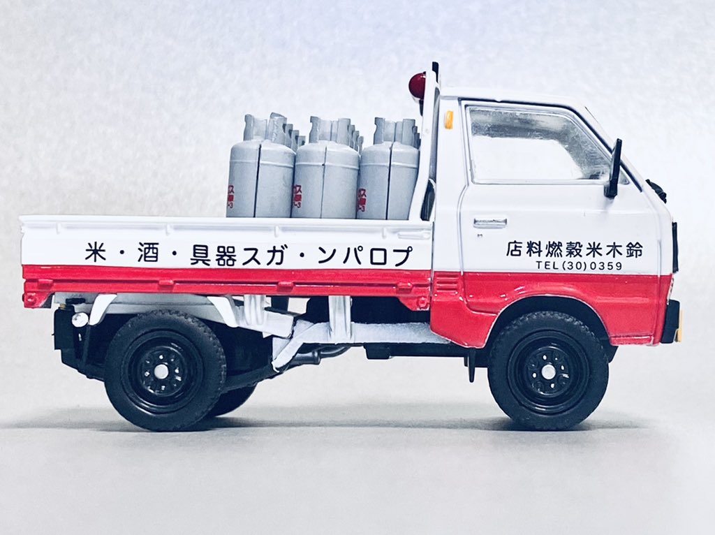 1/43 スズキ キャリイ ST30型 1979 ラーメン屋台仕様 懐かしの商用車