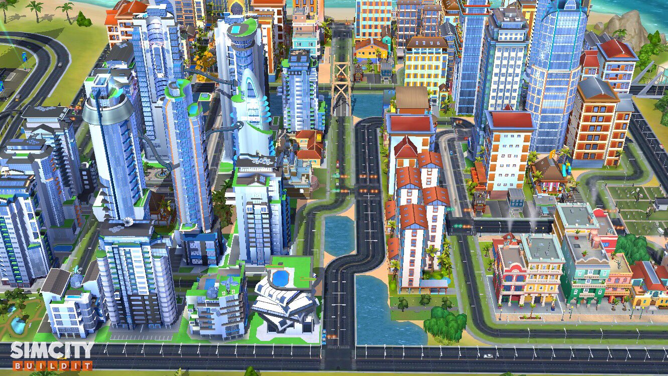 まち たび あそび 路面電車の環状線化 ｕ字型からｏ字型の路線になりました 高速道路を跨いだ無理やりの延伸です シムシティビルドイット コンパクトシティ T Co Qibt0elldr Twitter