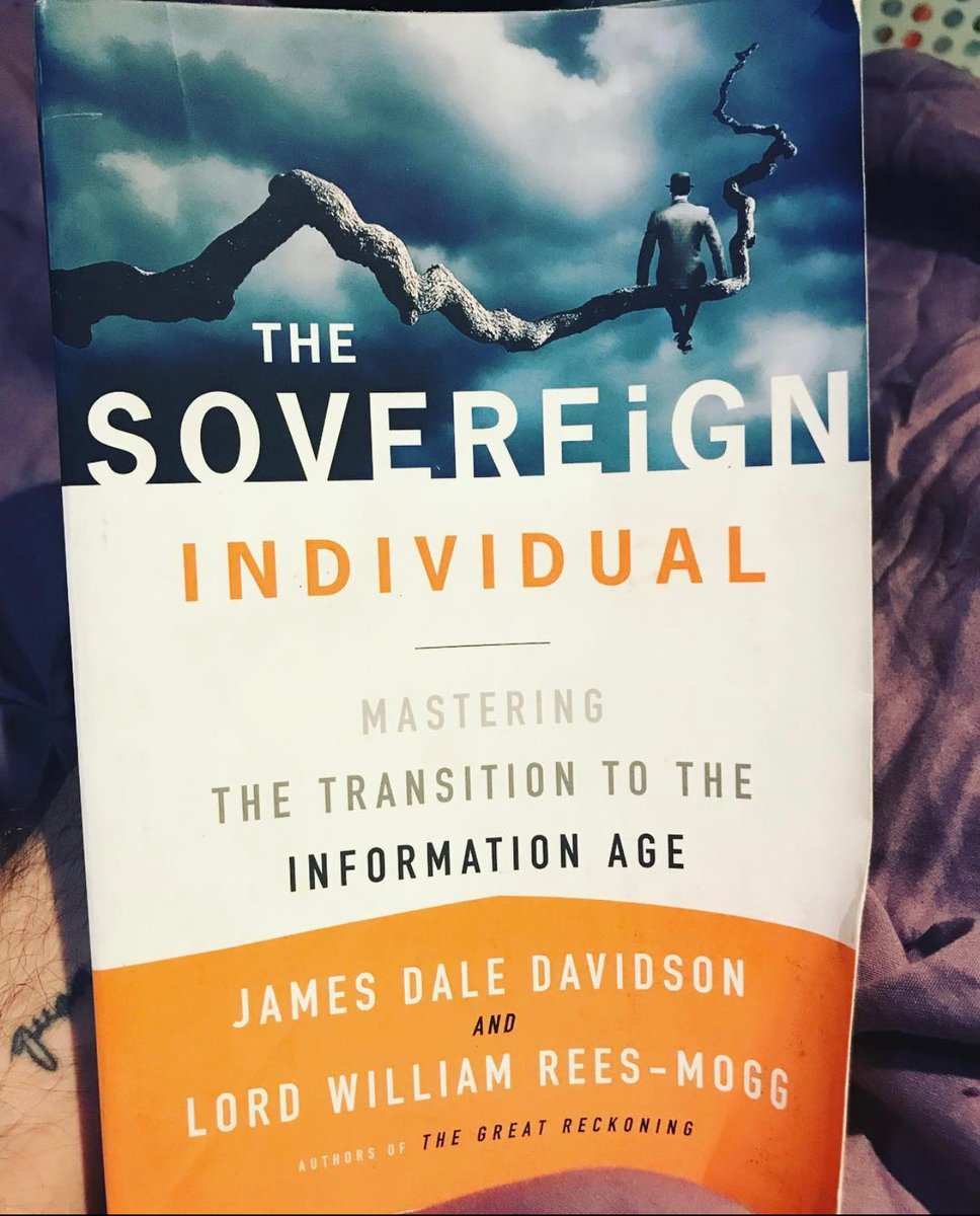 THE SOVEREIGN INDIVIDUAL;I read this book 3 years ago, and its shaped my current and future decisions immensely These are 8 lessons and applications to today world that are most relevant