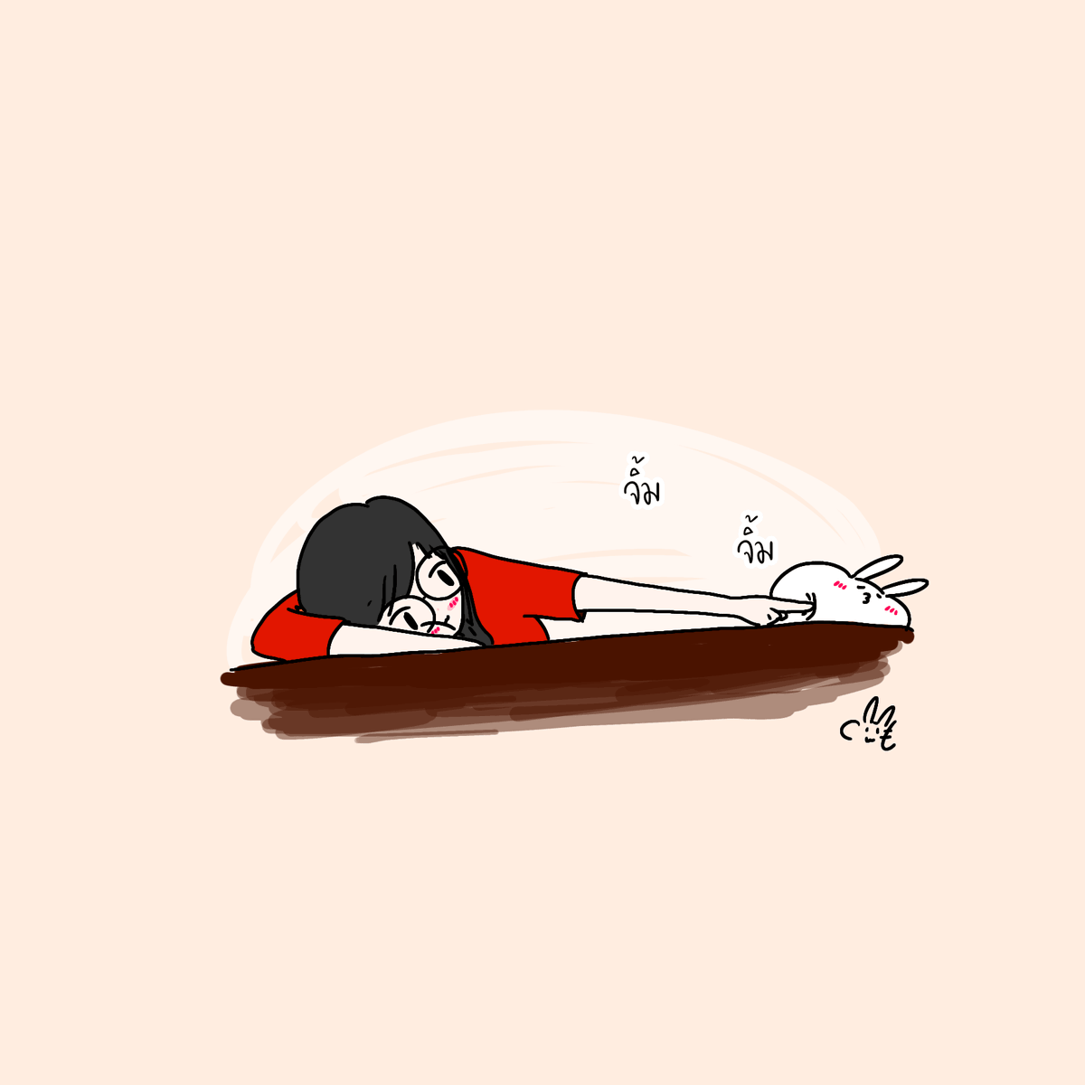 ToomWad's tweet photo. พัก
#วาด #กระต่าย #draw #うさぎ #描画 #rest #残り https://t.co/IsRSdTRKsU