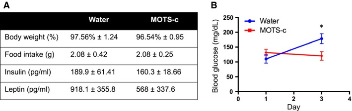 PeptideScience's tweet photo. The Mitochondrial-Derived Peptide MOTS-c promotes metabolic homeostasis and longevity by improving exercise capacity, reducing obesity and insulin resistance.
https://t.co/rsu6fsGoBi
#Peptides #MOTSc #Diabetes #Insulin #InsulinSensitivity #BetaOxidation #S1P #Monoacylglycerol https://t.co/pdJS2OFPrL