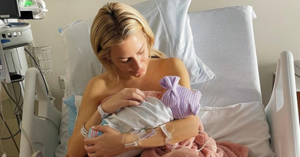 enews's tweet photo. #NightlyPop host Morgan Stewart is officially a mom! And we could not be more obsessed with her baby girl's name. 🥺❤️ https://t.co/vDHYbWKu6a https://t.co/iznKLzAEQH