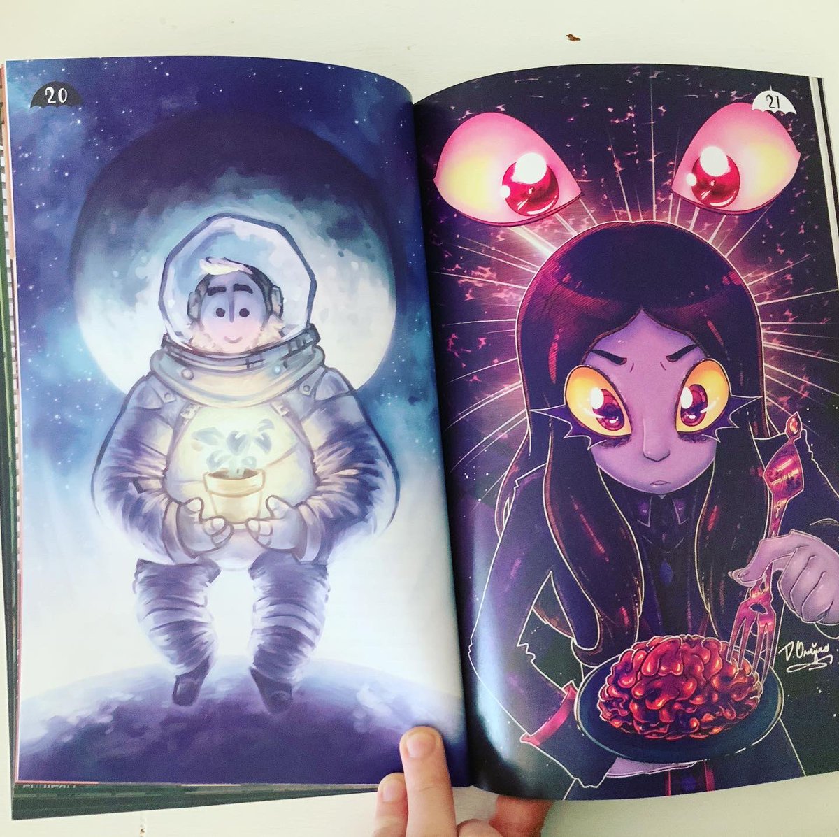 tuafanzine's tweet photo. The final sample has arrived! Here’s a sneak peek at our zine. Super proud of all our talented contributors. We’re getting ready for bulk production now ☂️🎉 https://t.co/so7UHHJXGY
