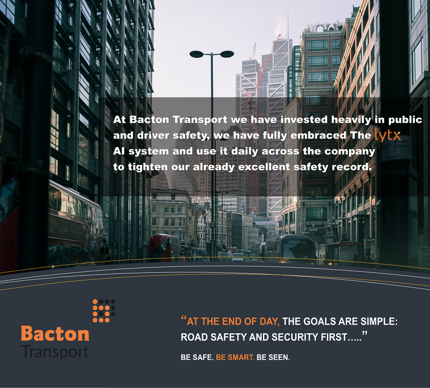 BactonLogistics's tweet photo. At #BactonTransport we have invested heavily in #public and #driver #safety, we have fully embraced The #LYTX AI system and use it daily across the #company to tighten our already #excellent safety record. #goingtheextramile https://t.co/BjDncPwdsj https://t.co/GCc4UQwKjk