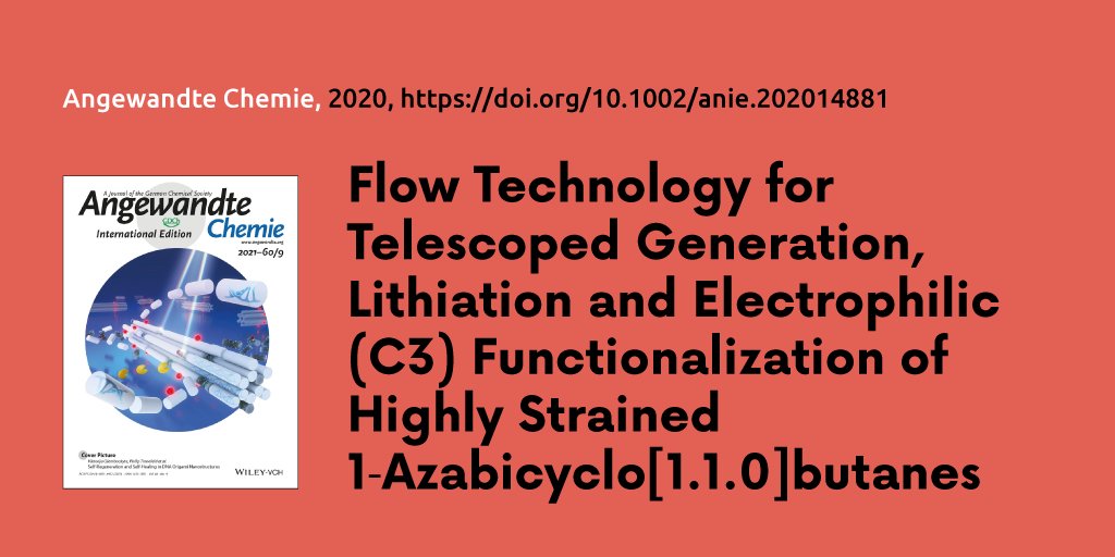 syrris's tweet photo. Speaking of Asia, we've just stumbled upon this new publication from @KappeLab at @UniGraz in collaboration with Degennaro’s & Luisi’s groups at @unibait: https://t.co/ABGxBnWRjJ
#RealTimeChem #azetidines #flashchemistry #flowchemistry #organolithiums https://t.co/D4keZL6K76