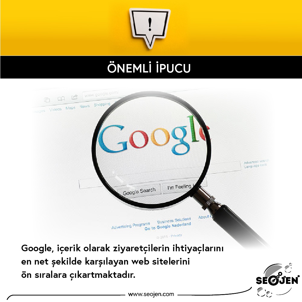 Önemli İpucu!

Google, içerik olarak ziyaretçilerin ihtiyaçlarını en net şekilde karşılayan web sitelerini ön sıralara çıkartmaktadır.

#seo #seojen #backlink #dijitalpazarlama #aramamotoruoptimizasyonu #searchengineoptimization