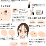 メイク初心者さんへ!メイクの基本（コンシーラー編）を参考にしてみて!
