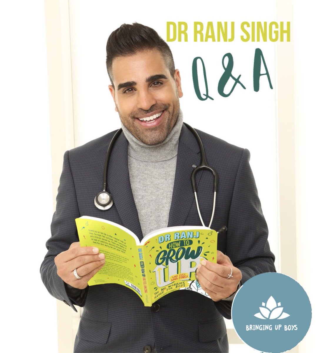 bringingupboys9's tweet photo. #ad Puberty can feel really quite daunting for both us and our children but fear not! @DrRanj new book HOW TO GROW UP AND FEEL AMAZING! is out today and he told us a little about what we could expect. 

https://t.co/8zpwF6wYUk 

#drranjbook #puberty #boys #boymum #parenting https://t.co/VUuDd6UkDv