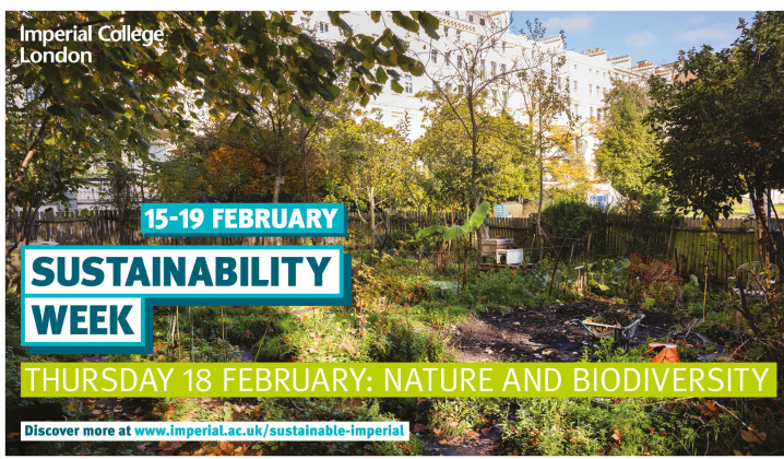 Who said you need to travel to exotic places to experience amazing #wildlife? Join PhD student <a href="/bnchapple/">Ben Chapple</a> for a virtual guided walk during #SustWeekICL and discover #biodiversity in the heart of London and #nature on your doorstep 🐾🌷
Discover more at ow.ly/ivjC50DyKlH