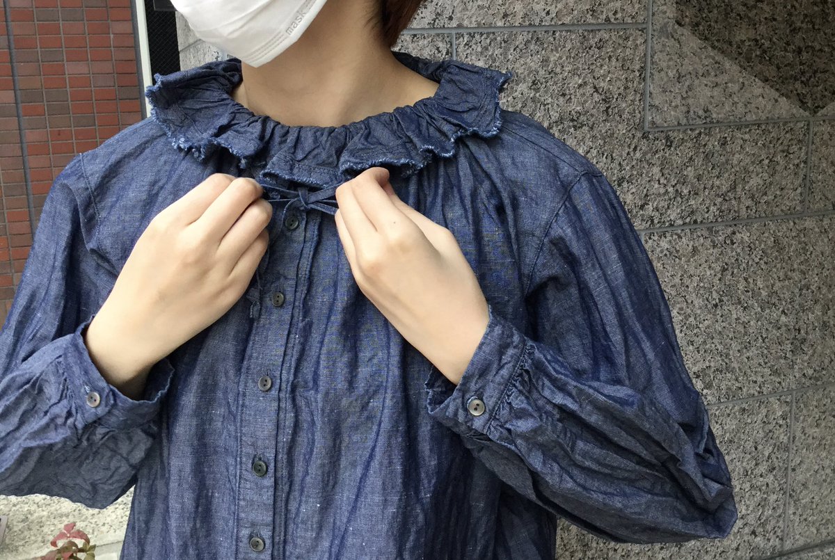 nest Robe KYOTO on X: "::rearrival:: ▶︎コットンリネンダンガリー