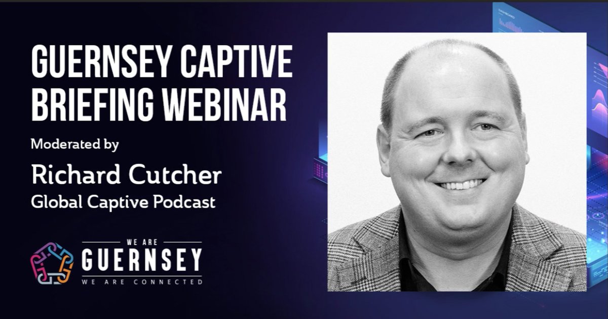 Global <a href="/CaptivePodcast/">🎙 Global Captive Podcast 🎙</a> Executive Producer moderates the #Guernsey #Captive Briefing webinar next week. Our panel will discuss how the captive industry is innovating in response to the current climate, and Guernsey’s strengths in the market.

Register: okt.to/Gd5zfk