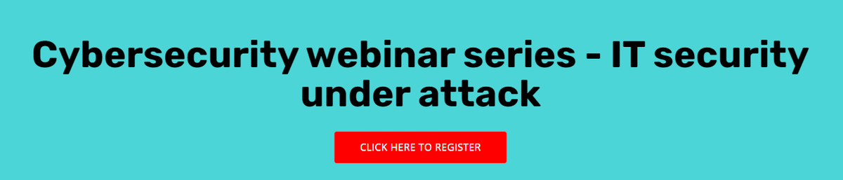 manageengine_it's tweet image. In arrivo una serie di #webinar sulla sicurezza informatica 😎🚀
🔥Tre giornate da non perdere 🔥.
Iscriviti al #webinar e costruisci la tua strategia di difesa 🛡
👉okt.to/cEomz1
#Security #CyberSecurity @ManageEngine