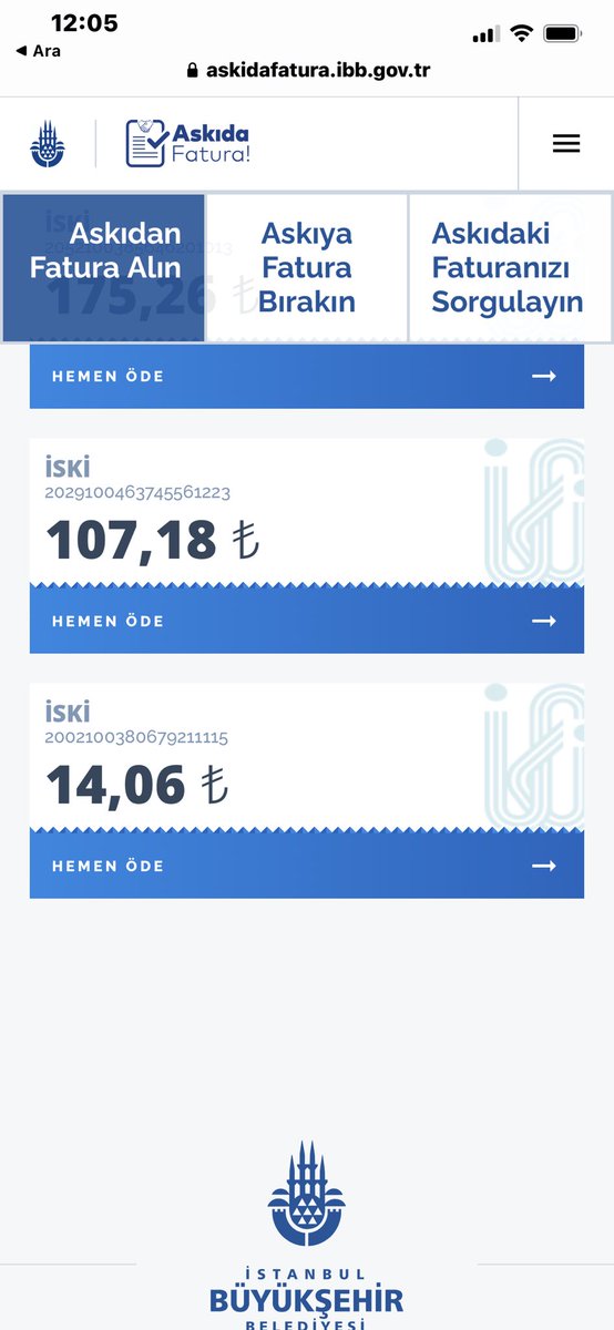 Günlük “askıda fatura “ işlemimi yapıyorum . 14 liraya bile fatura var. Belki pek çok kişi için büyük para değil ama 14 lira faturasını ödeyecek durumda olmayan ne çok... Çocuklara da bu sorumluluğu verelim , arada biriktirdiklerinden 15-20 lira askıdan fatura ödesinler mesela