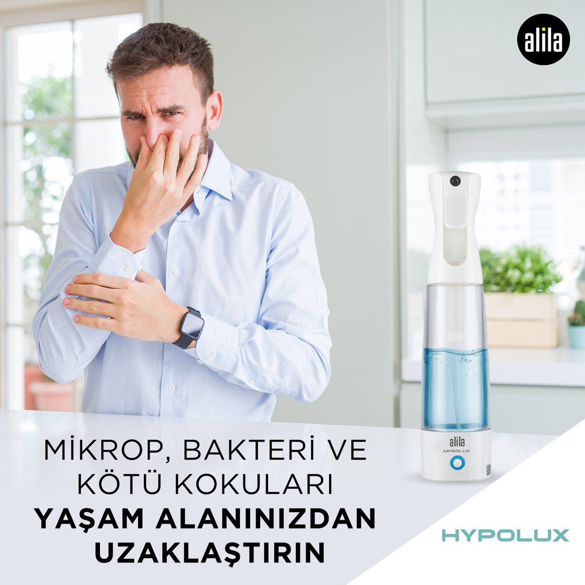 Hypolux, bakteri oluşumunu engeller ve kötü kokuları yok eder.

%100 doğal içeriğe sahip Hypolux hakkında detaylı bilgi için; alilatech.com

#AlilaTech #Hypolux #Dezenfektan #Mikrop #Bakteri #Hijyen #Sağlık