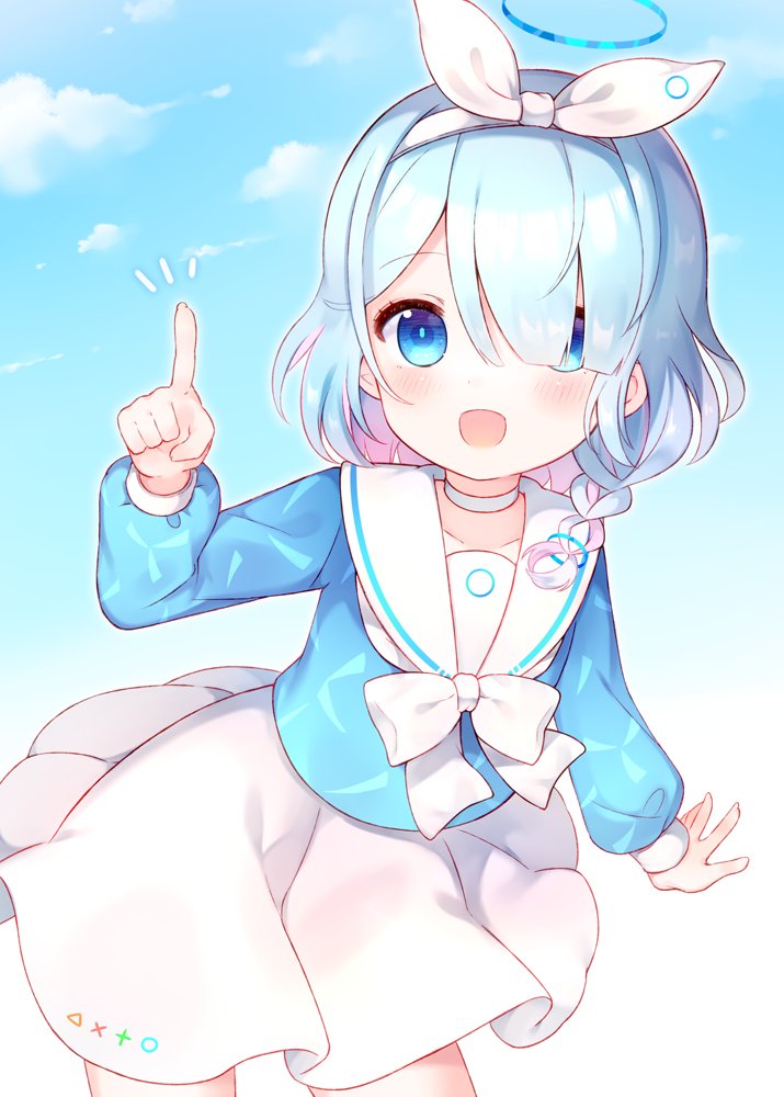 アロナ(ブルアカ) 「指紋認証 #ブルアカ 」|coa🌷例大祭う-20aのイラスト