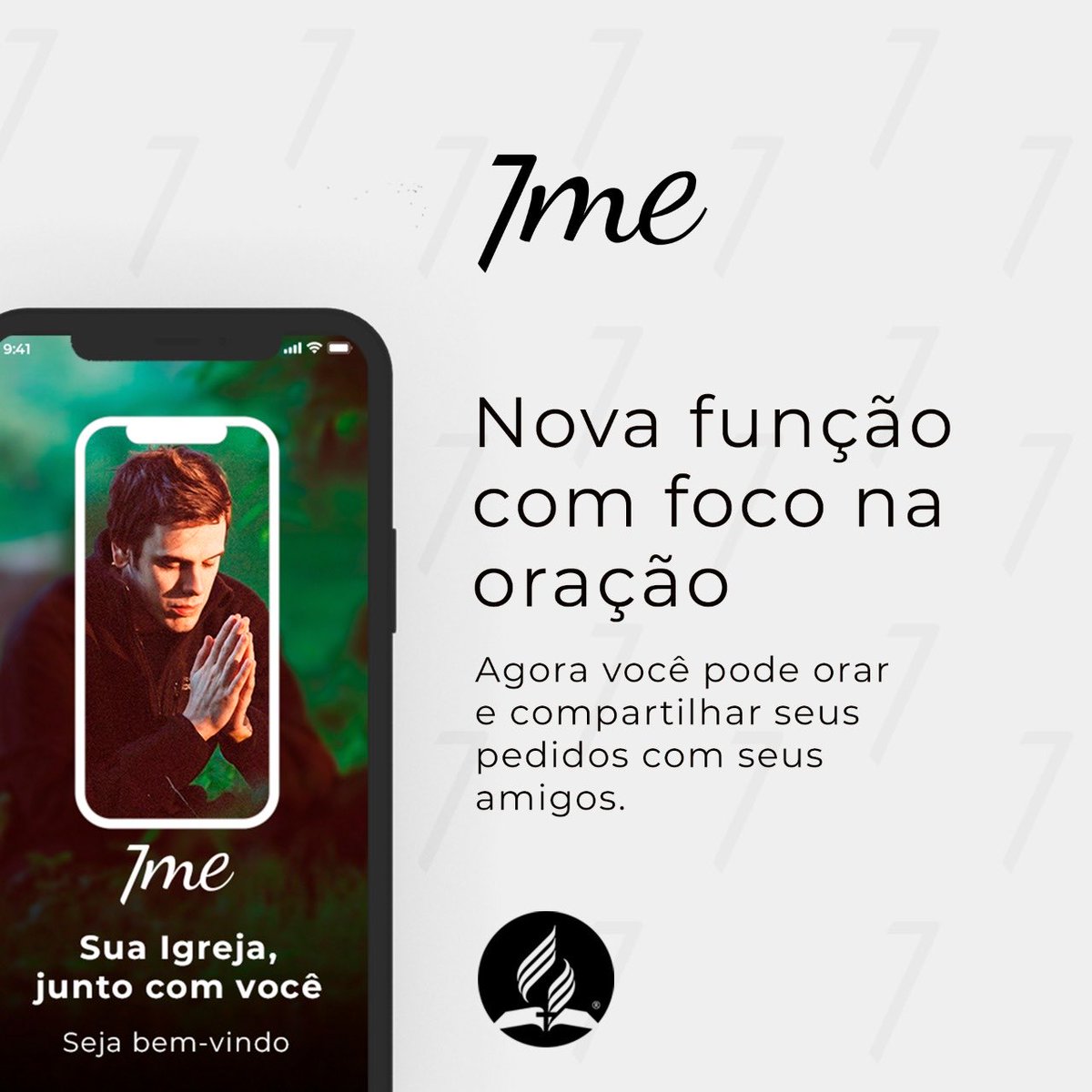Nossa missão é apoiar a missão da IASD por meio de Tecnologia da Informação! Já baixou o 7me?