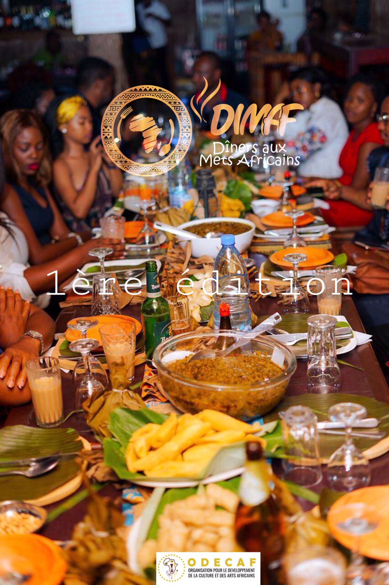 Dimaf_'s tweet photo. DÎNER AUX METS AFRICAIIIINS !!
La 2e édition c’est Demain. Vous pourrez revivre la 1ere édition à travers ces quelques images.
Renforçons nos liens de fraternité en communiant autour de notre Identité culturelle culinaire. 🙂
#Dimaf #Odecaf https://t.co/XdgV5buiXD