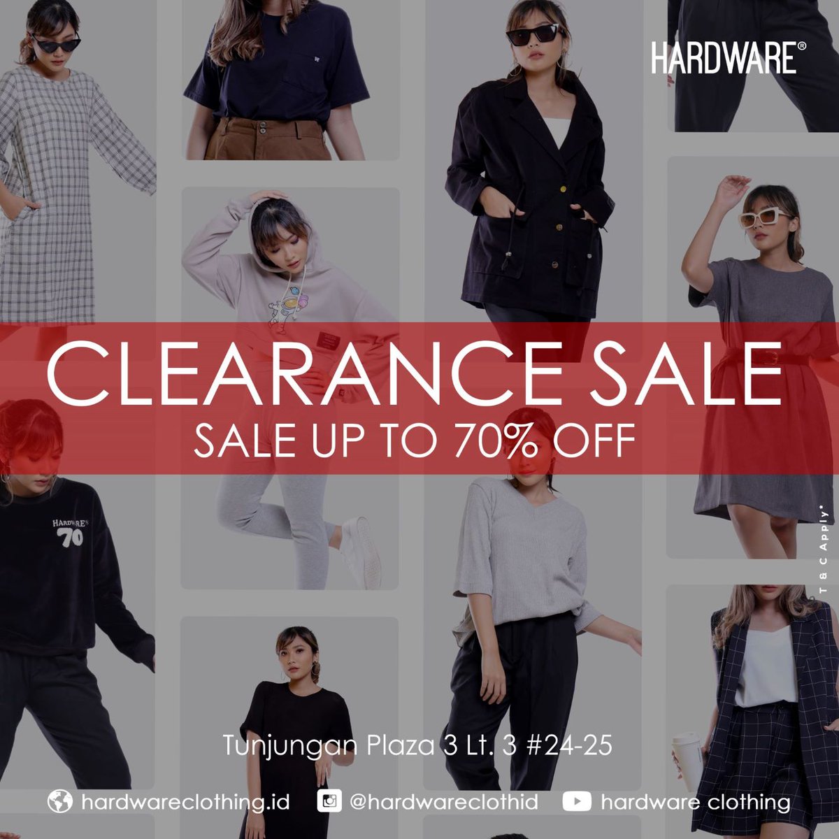 TUNJUNGANPLAZA's tweet photo. The wait is over! All your favorite items is on SALE, clearance sale up to 70% OFF start from now. Visit our store at TP3 level 3.
Happy shopping and stay safe everyone!
.
.
#TunjunganPlaza #HardwareCloth https://t.co/l1gtOvjfE0