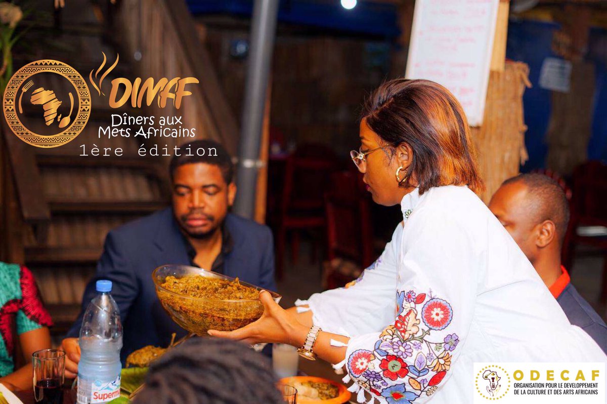 odecaf2's tweet photo. DÎNER AUX METS AFRICAIIIINS !!
La 2e édition c’est Demain. Vous pouvez revivre la 1ere édition à travers ces quelques images.
Renforçons nos liens de fraternité en communiant autour de notre Identité culturelle culinaire. 🙂
#Dimaf #Odecaf https://t.co/cqUvf7PrCT