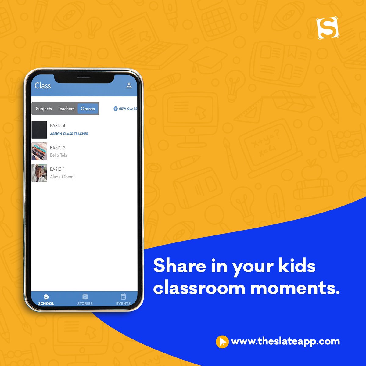 AppSlate's tweet photo. TheSlateApp is designed to enable teachers share instant updates such as  photos and videos with parents. https://t.co/BTxEMSgt1s