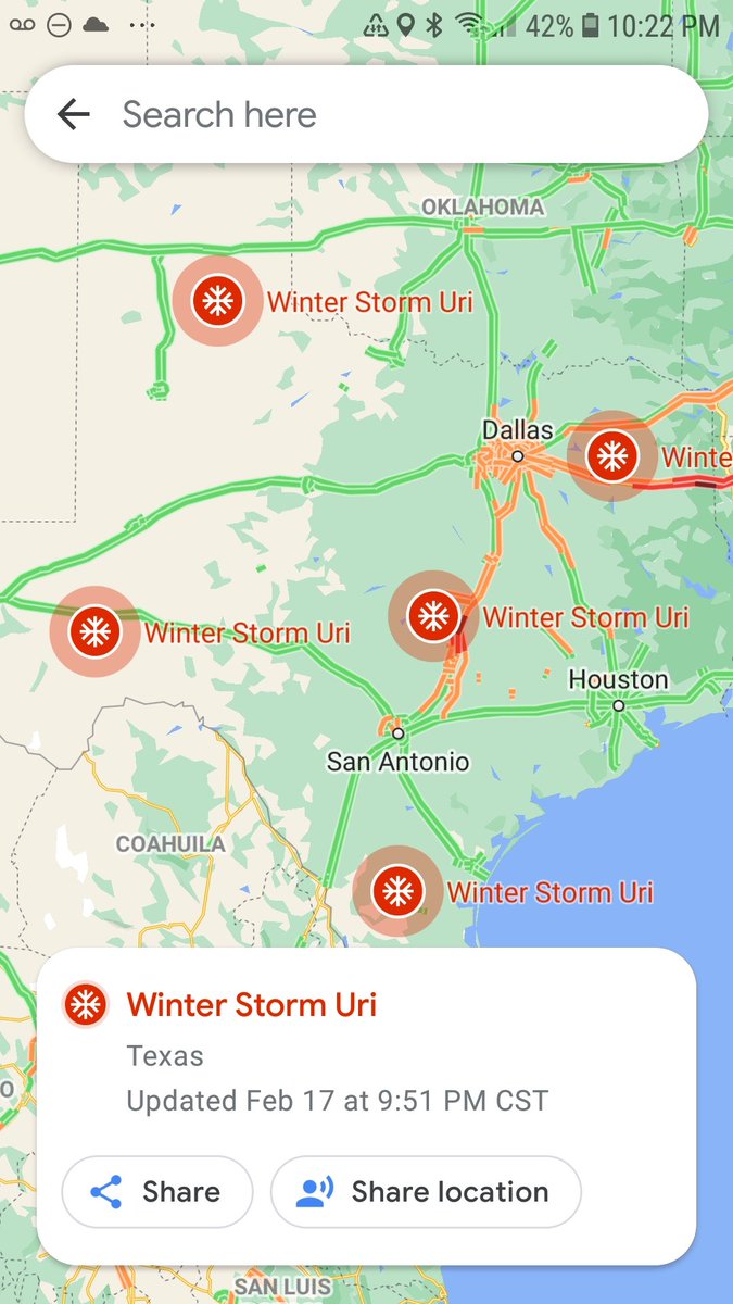 Never thought I would see this when I moved to Texas