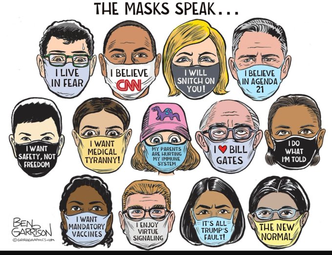 drgenius1970's tweet photo. How bout we do the same for Masks!?

Never Mask. Never submit

If you aren't actively sick, you shouldnt mask.

Period

#BeTheOne

#IAmThatOne https://t.co/vlnMcRO1zn