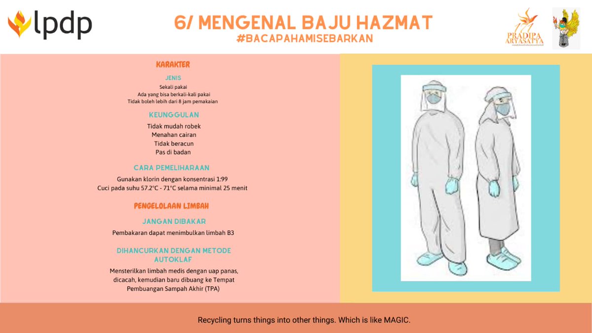 SJumhati's tweet photo. Kampanye Sosial PK Daring Angkatan 171 Pradipa Aryasatya, Hari Keenam.

"Penanganan Sampah Pandemi"

@LPDP_RI
 
#DiriUntukNegeri
#AkuPastiMengabdi
#SDMUnggulIndonesiaMaju
#lpdp
#lpdpri
#pk171 https://t.co/lteuW01uXm