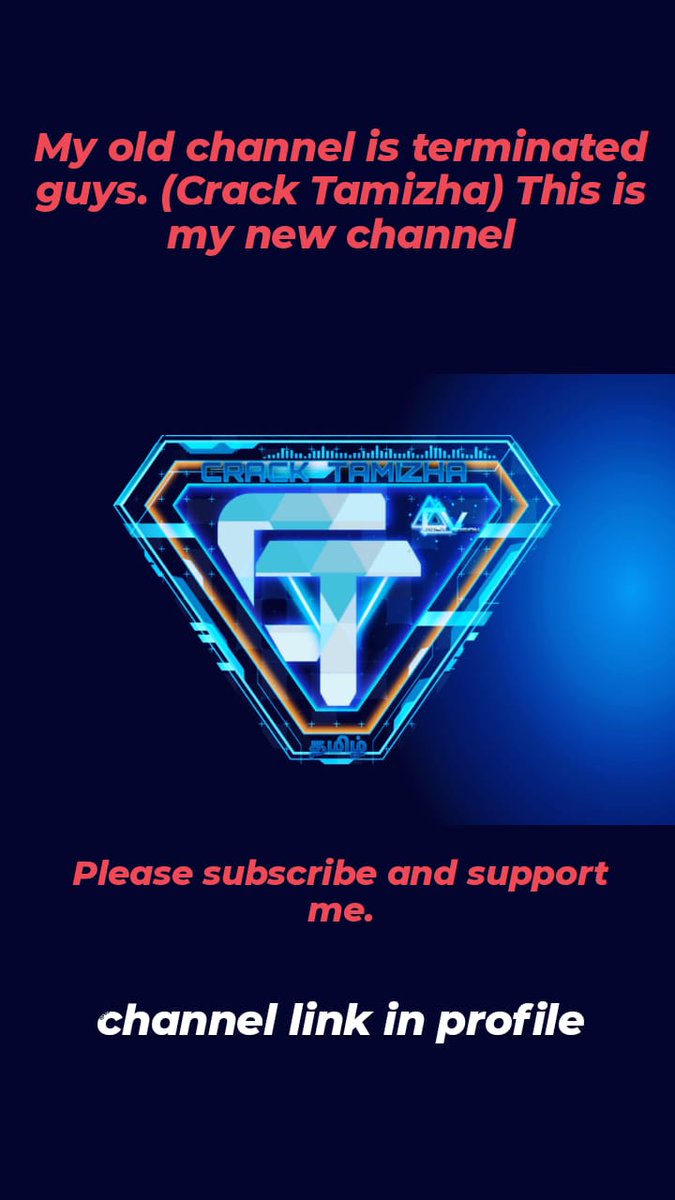Crack__Tamizha's tweet image. m.youtube.com/channel/UCC28u…

please subscribe and support me guys
#subscribe #JusticeForSatsingh #follow #I_Support_Ajay_Alok #VaathiComingHits50MViews @Crack__Tamizha @madhangowri3 @TechBossIndia @TamilTechOffici @Mohamed3324726 @TechCrunch