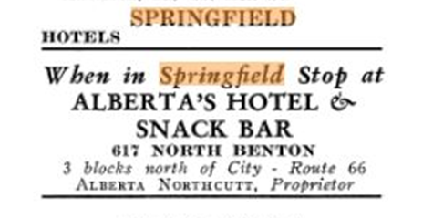Pitts Chapel was the church home of Alberta Ellis, the proprietor of a hotel listed in the 1954 Green Book. Alberta's Hotel welcomed such notables as Stevie Wonder, Frankie Lymon and the Teenagers, and the Harlem Globetrotters.