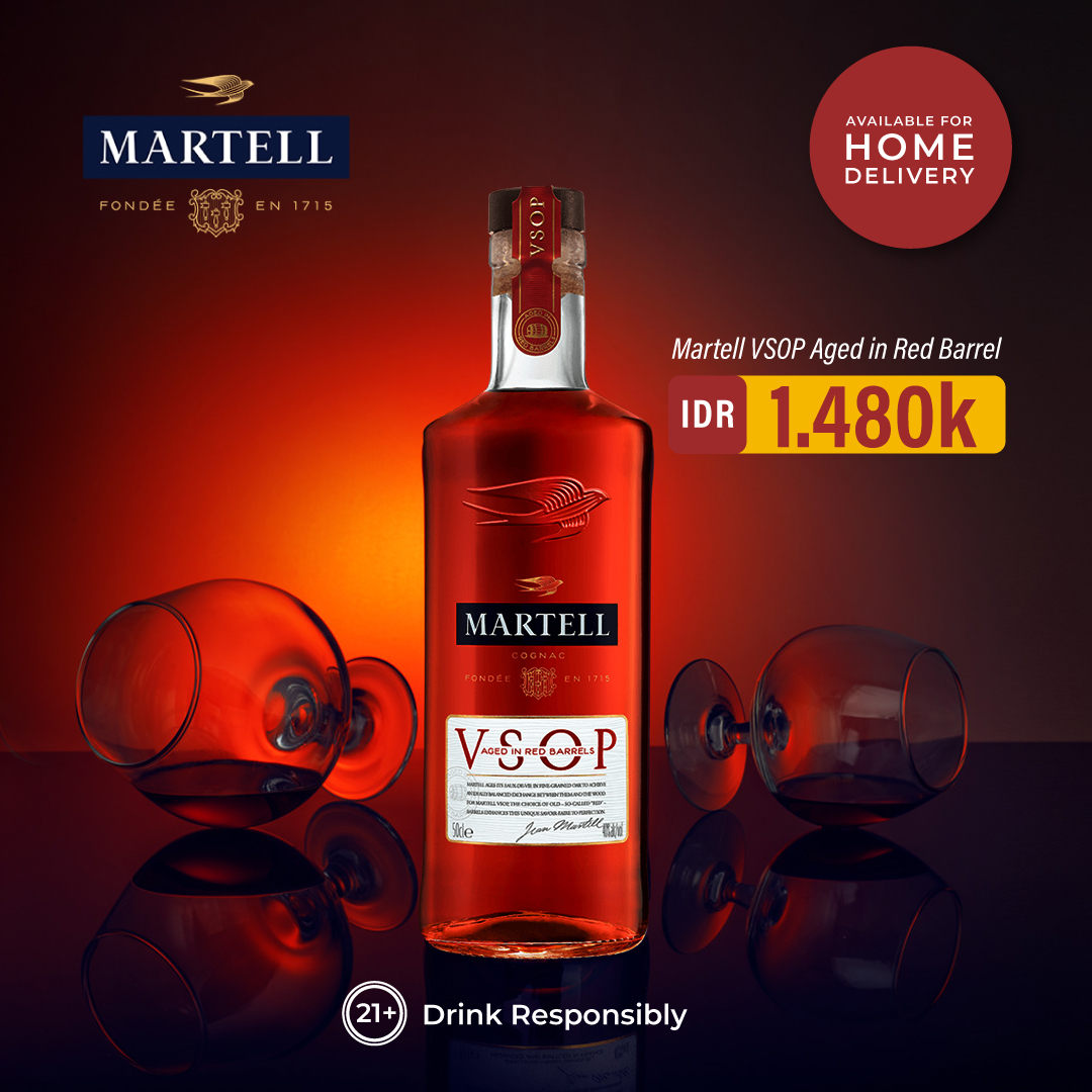 Indonesia on Twitter: "We are driven to continue to offer the worlds best drinks, please help us welcome the Martell VSOP in Red Barrels Martell VSOP Aged in