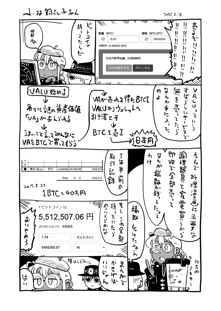 小林銅蟲子ちゃん ビットコイン編 | 小林銅蟲 さんのマンガ | ツイコミ(仮)
